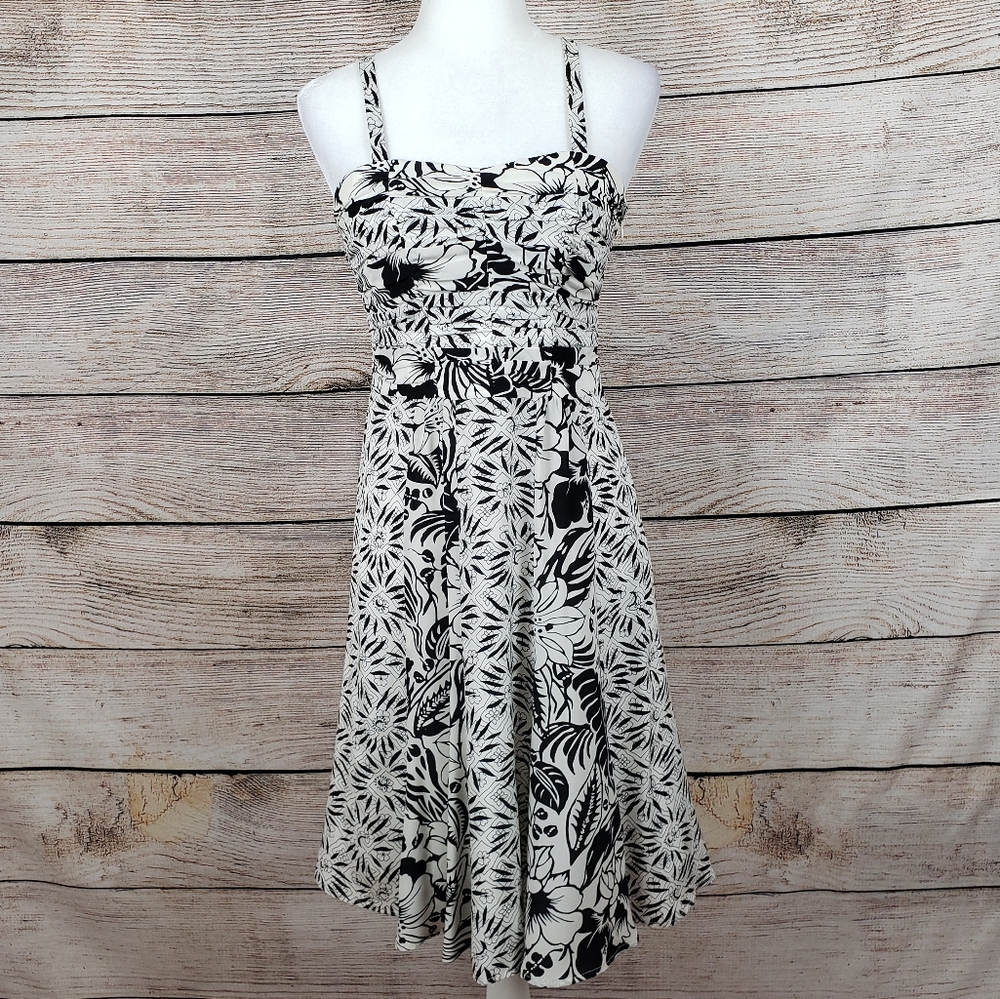 Nanette Lepore | Black & White Corset Dress